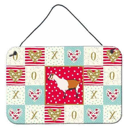 Carolines Treasures 8 x 12 in. Alpine Goat Love Wall or Door Hanging Prints CK5307DS812